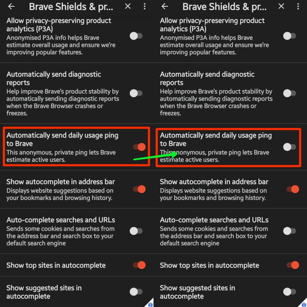 Turn Off Usage Ping Turn Off Usage Ping